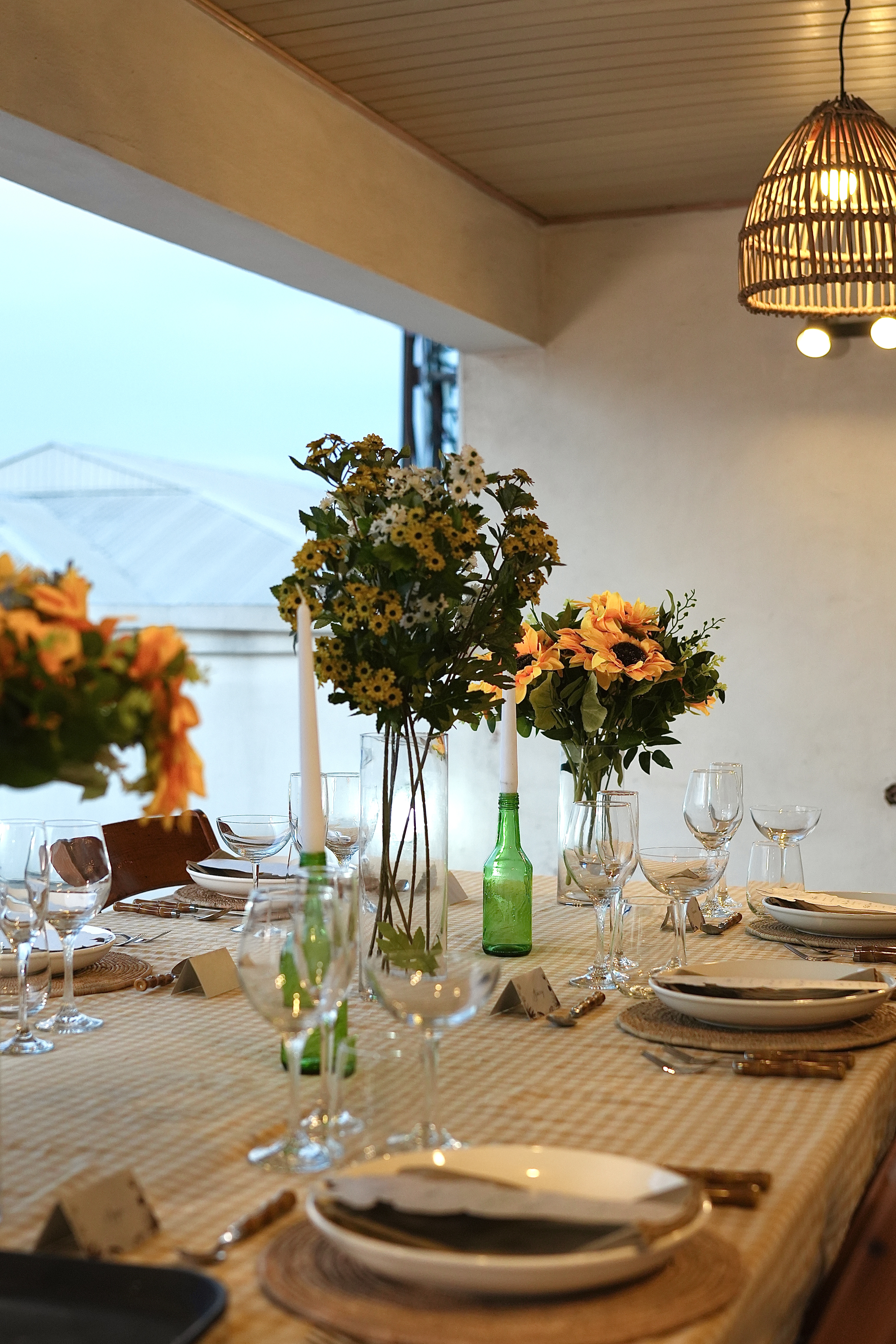 The Sunflower Tablescape