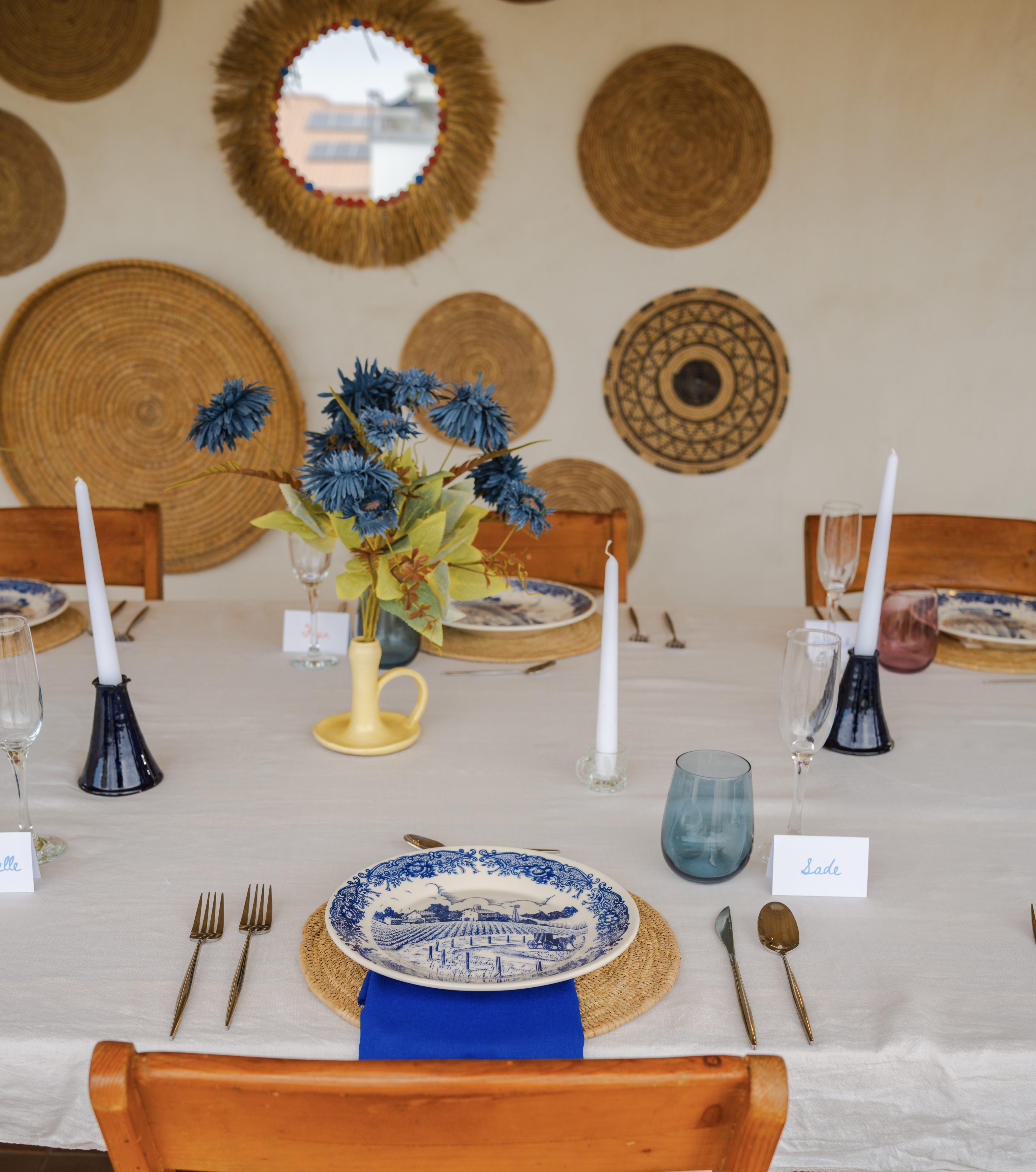 Vermeer’s Blue Tablescape